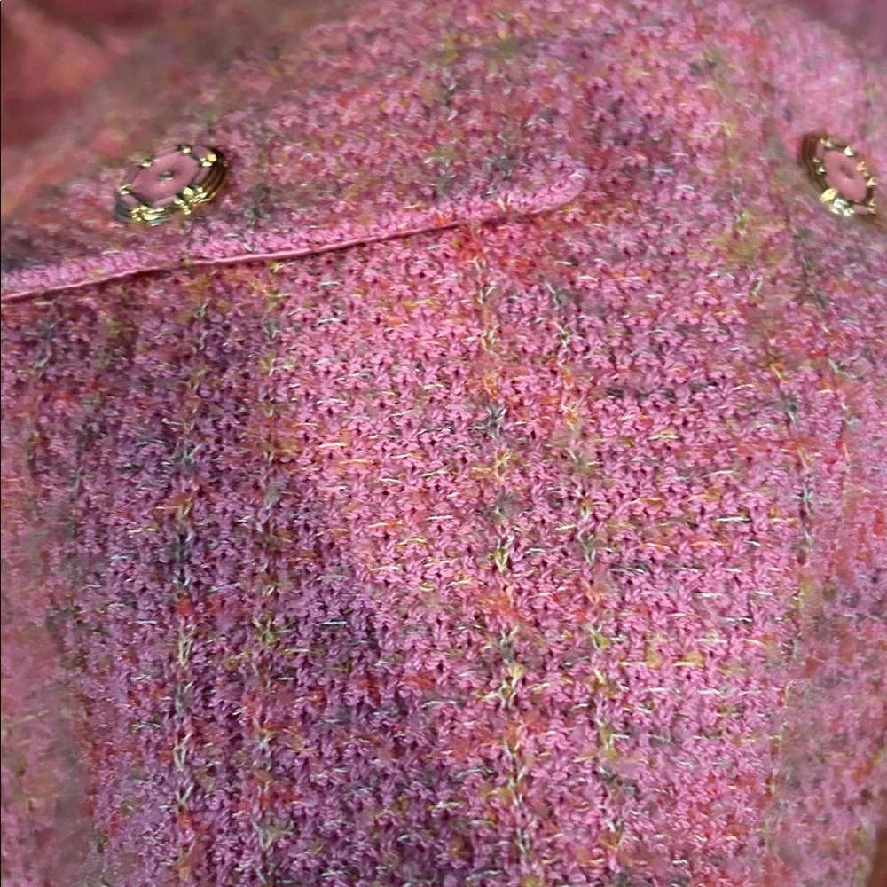 St John Pink Tweed Blazer - Picture 4 of 5